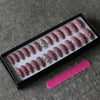 Art design Glitter powder fake nails red pink 26pcs - Neshaí Fashion & More