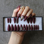 Luxe coffin and stiletto Press on nails - box - Neshaí Fashion & More