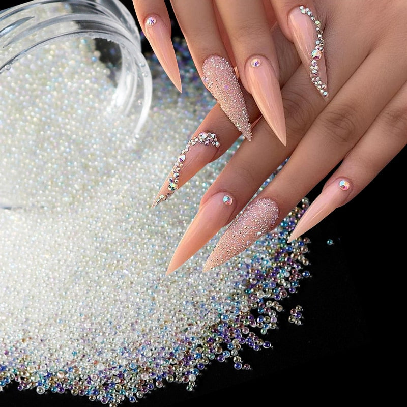 Caviar Nail Beads Crystals - Neshaí Fashion & More