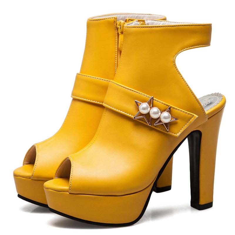 Open Toe  Platform Sandals OX379 - Neshaí Fashion & More