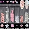 6Grids/Pack 3D Rose Various Petals l Arylic Nail Art - Neshaí Fashion & More