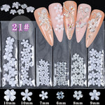 6Grids/Pack 3D Rose Various Petals l Arylic Nail Art - Neshaí Fashion & More