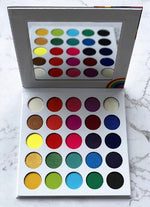 25 Color High Pigmented Matte Rainbow Eyeshadow  Palette Custom Private Label - Neshaí Fashion & More
