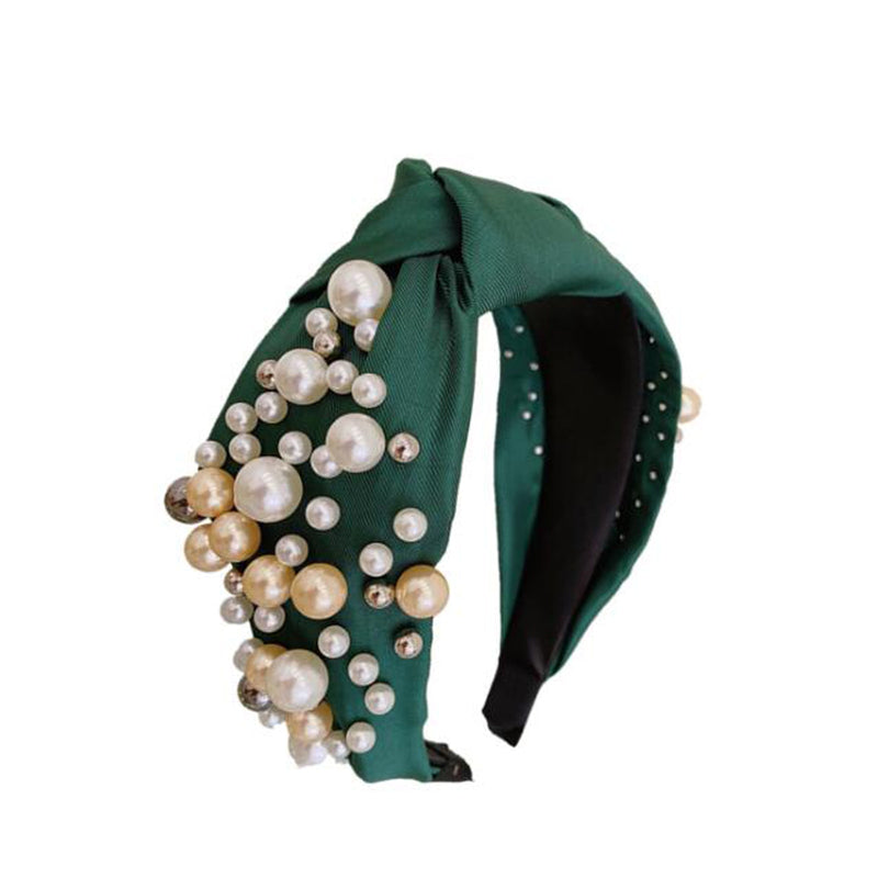 Mix Pearls Baroque headband - Neshaí Fashion & More