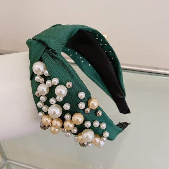 Mix Pearls Baroque headband - Neshaí Fashion & More