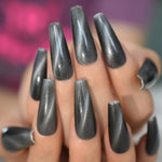 Galaxy Coffin Press On Nails with Tabs - Neshaí Fashion & More