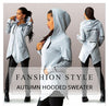 Asymmetrical Pocket Hoodie - Neshaí Fashion & More