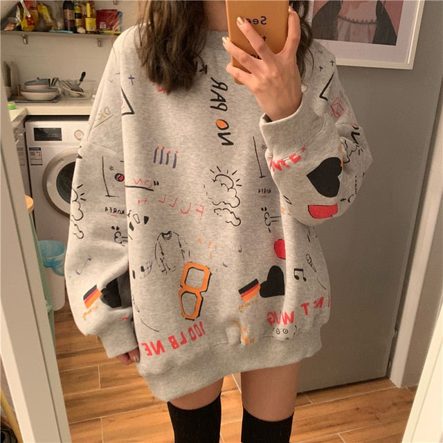 Harajuku  Pastel Sweatshirt - Neshaí Fashion & More