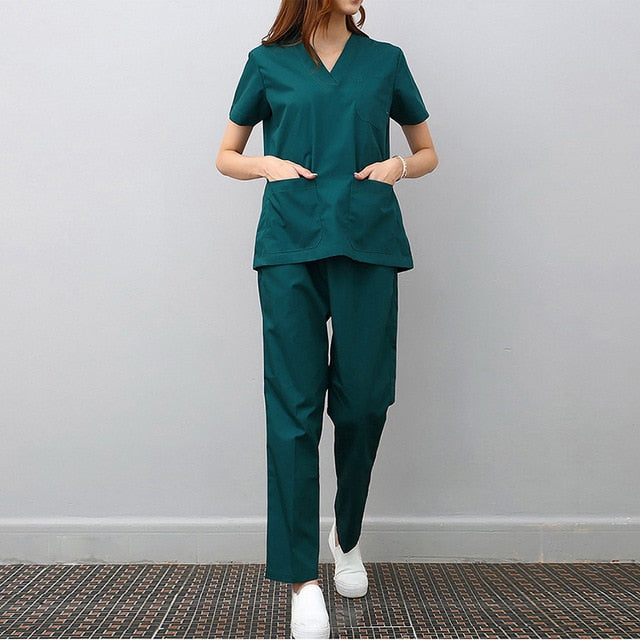 Unisex Scrubs Clothes Spa Uniform - Neshaí Fashion & More