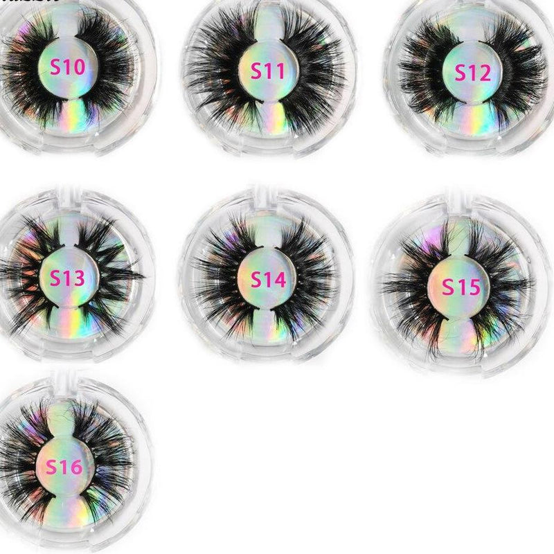 Express Shipping 25mm Lashes 5D Mink Eyelashes Wholesale 3D Lashes - with logo - Neshaí Fashion & More