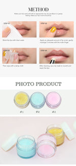 3 colors Lip Scrub Private Label Wholesale 10 pcs - Neshaí Fashion & More
