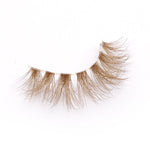 9 pack models brown 3D  lashes extension