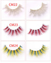 9 pack models brown 3D  lashes extension