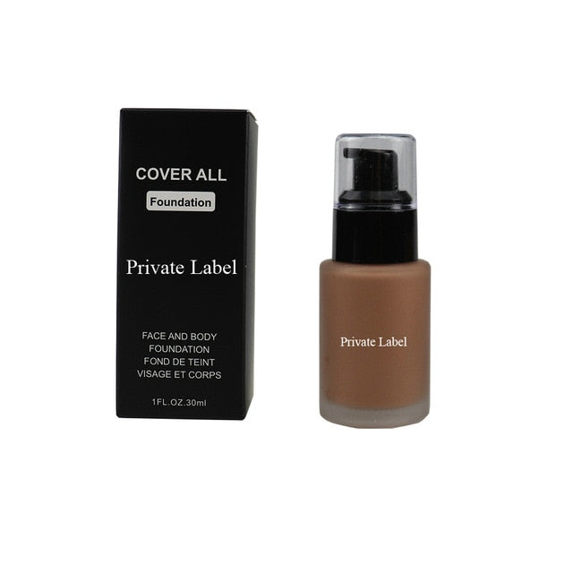 5 Piece Oil Control Liquid Foundation Private Label - Neshaí Fashion & More