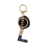 1Pc Pompom Letter Keychain Accessory Women Handbag Charms