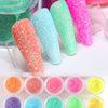 Nail Glitter  Sugar Powder Sparkly Dust For Manicure Candy Colors