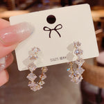 Fashion Crystal Butterfly Clip On