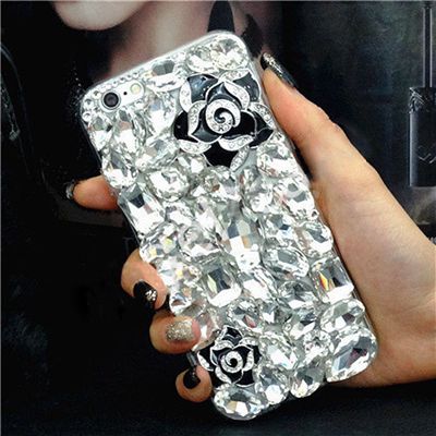 phone case Lovely Bling Crystal Diamonds Rhinestone 3D Stones Hard Back Cover for iphone 7/5/5S for Samsung Galaxy S5 6 7 EDGE - Neshaí Fashion & More