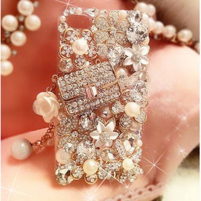 Razzle phone case Lovely Bling Crystal Diamonds Rhinestone 3D Stones Hard Back Cover for iphone 7/5/5S for Samsung Galaxy S5 6 7 EDGE - Neshaí Fashion & More
