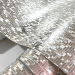 Luxury Glitter Mosaic Gold Foil Wallpaper Silver Papel De Parede 3D - Neshaí Fashion & More