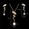 Leaf with Crystals Gold /Silver Plated Necklaces Earrings Sets - Neshaí Fashion & More