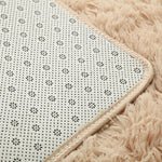 Super Soft Silk Wool Rug Indoor Modern Shag Area Rug sand - Neshaí Fashion & More