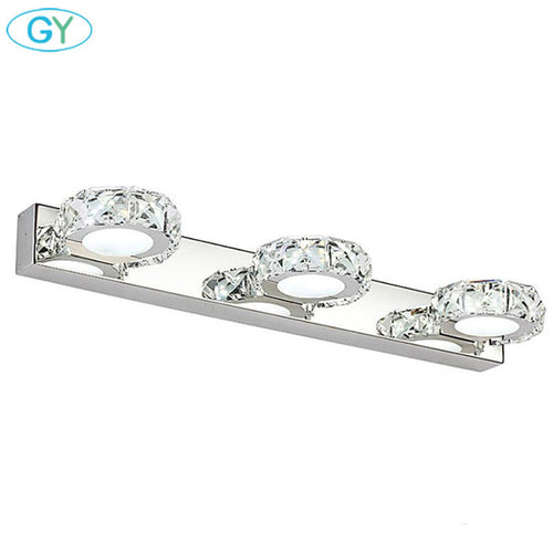 round Modern LED Crystal vanity lights - Neshaí Fashion & More