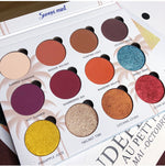 Palette Shimmer Matte EyeShadow Pallete Warm Pigment Palette Cosmetic - Neshaí Fashion & More