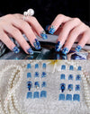 24Pcs/Set Fake Nails Press on - Neshaí Fashion & More
