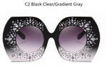 Oversized Designer Dupe Fashion Sun Glasses - Neshaí Fashion & More