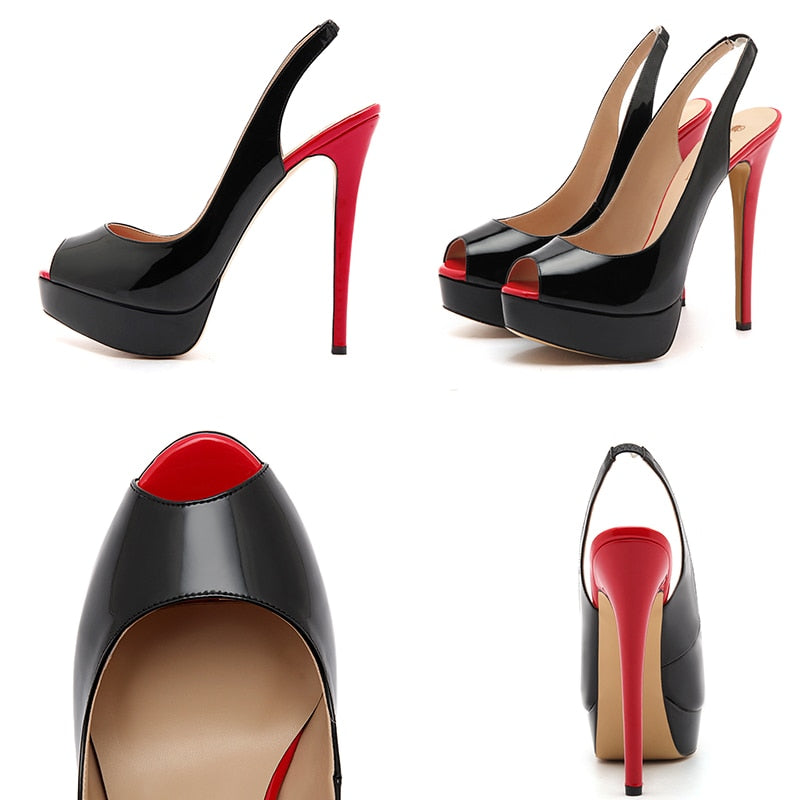 Platform 14cm High Heel various designs - Neshaí Fashion & More