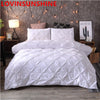 Pinch Pleat Bedding Set  3pcs Bed Linen set  DUVET Comforter - Neshaí Fashion & More