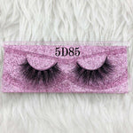3D mink lashes 5d lashes rose gold glitter case box- add private logo only with bulk order - Neshaí Fashion & More