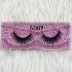 3D mink lashes 5d lashes rose gold glitter case box- add private logo only with bulk order - Neshaí Fashion & More